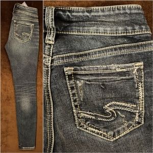 NWT Silver Jeans⭐SUKI Skinny⭐24 x 30-1/2" Mid-rise